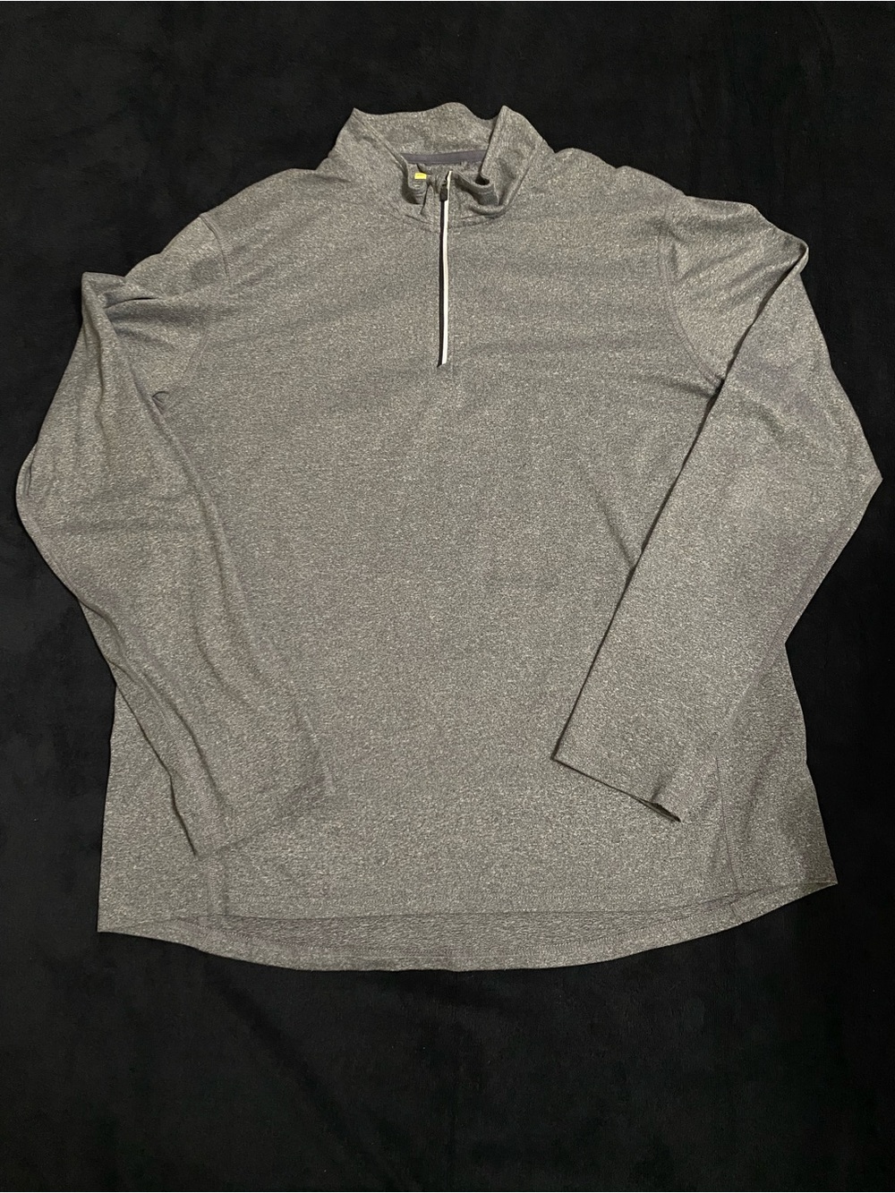 Xersion Men's Gray Heather Quarter-Zip Performance Top